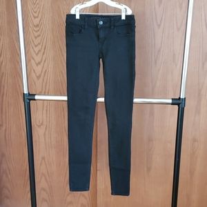 Black AE Super Stretch Jeggings